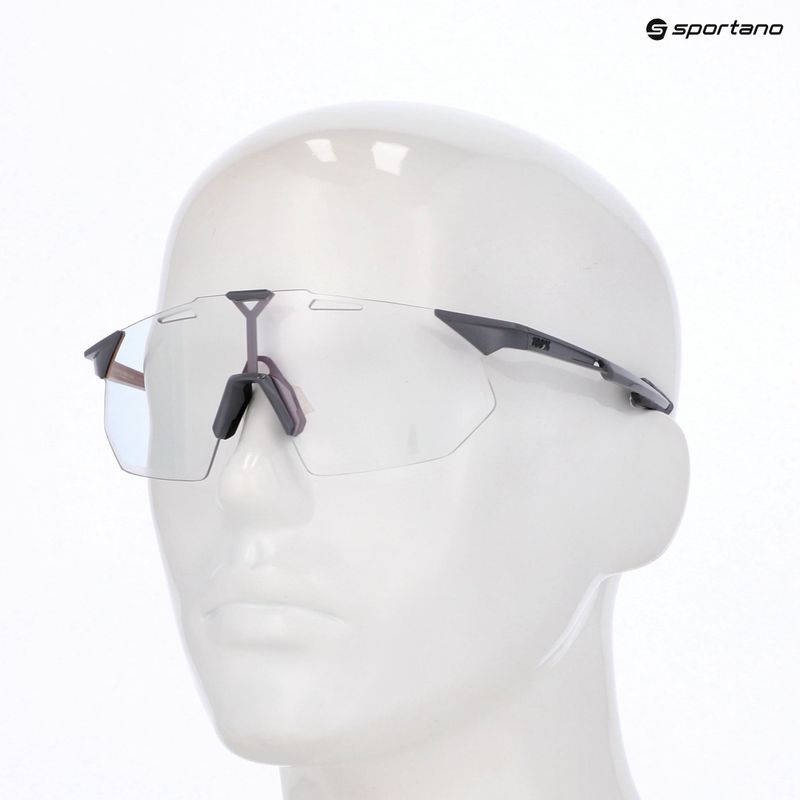 Occhiali da sole 100% Hypercraft SQ gloss light grey/rose gold mirror photochromic 7
