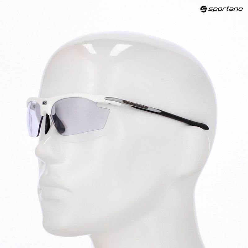 Occhiali da sole Rudy Project Rydon Slim bianco carbonium/impactx fotocromatico 2 nero 8