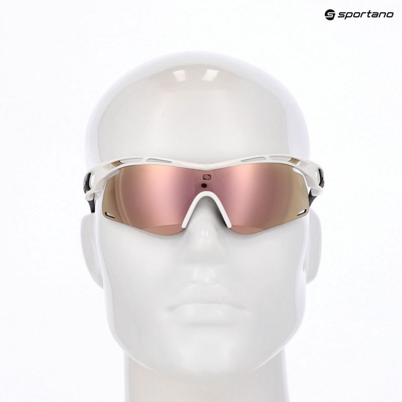 Occhiali da sole Rudy Project Tralyx+ Slim bianco lucido/oro multicolore 8