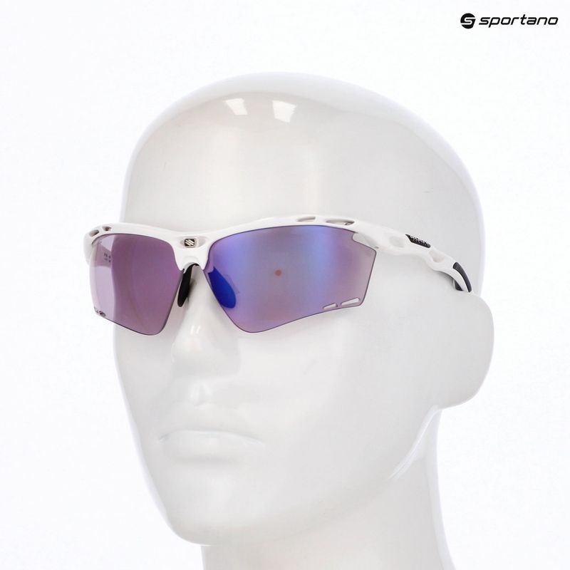 Occhiali da sole Rudy Project Propulse bianco lucido/impactx fotocromatico 2 laser viola 8