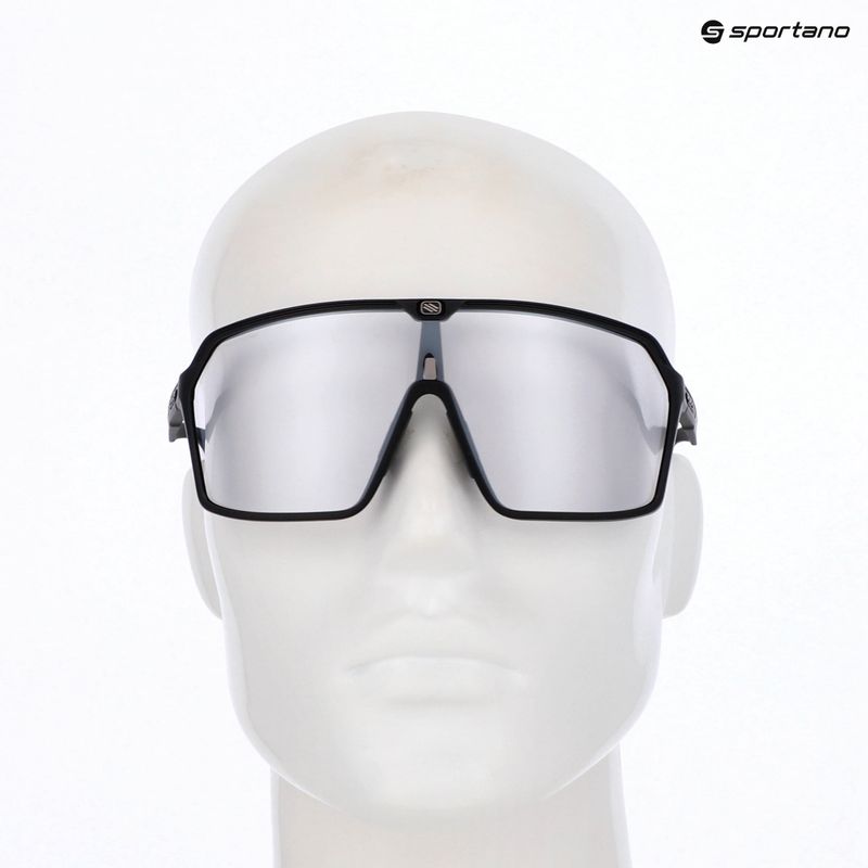 Occhiali da sole Rudy Project Spinshield nero opaco/impactx fotocromatico 2 laser nero 8