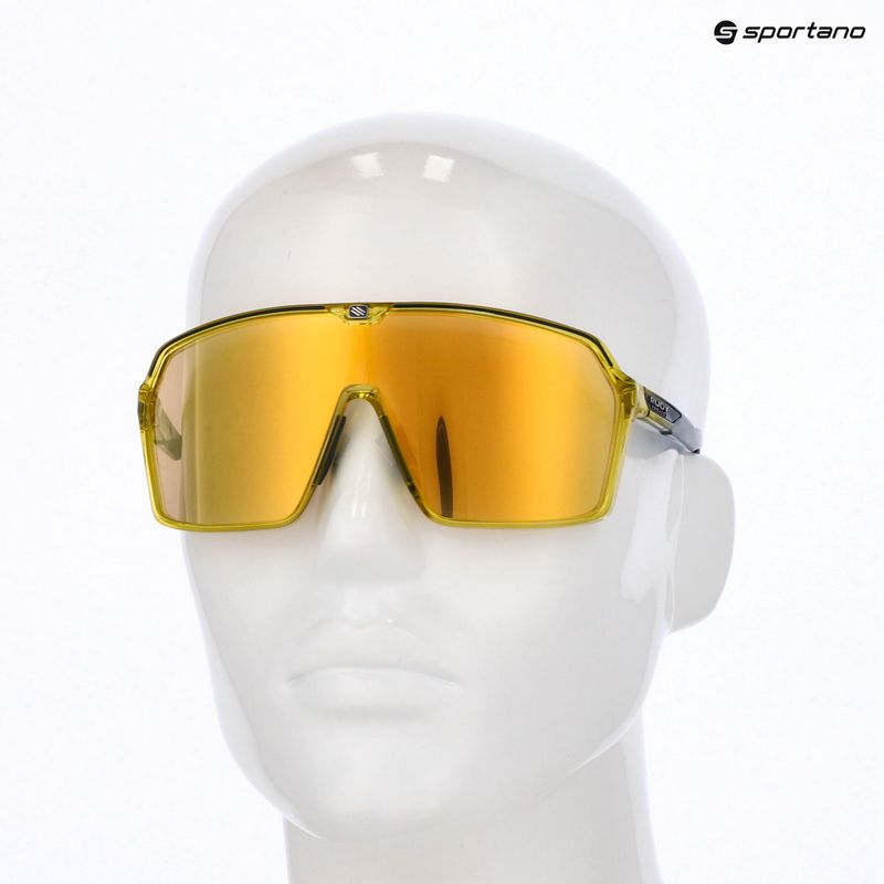 Occhiali da sole Rudy Project Spinshield blu cristallo avio/verde mela/giallo multilaser 8