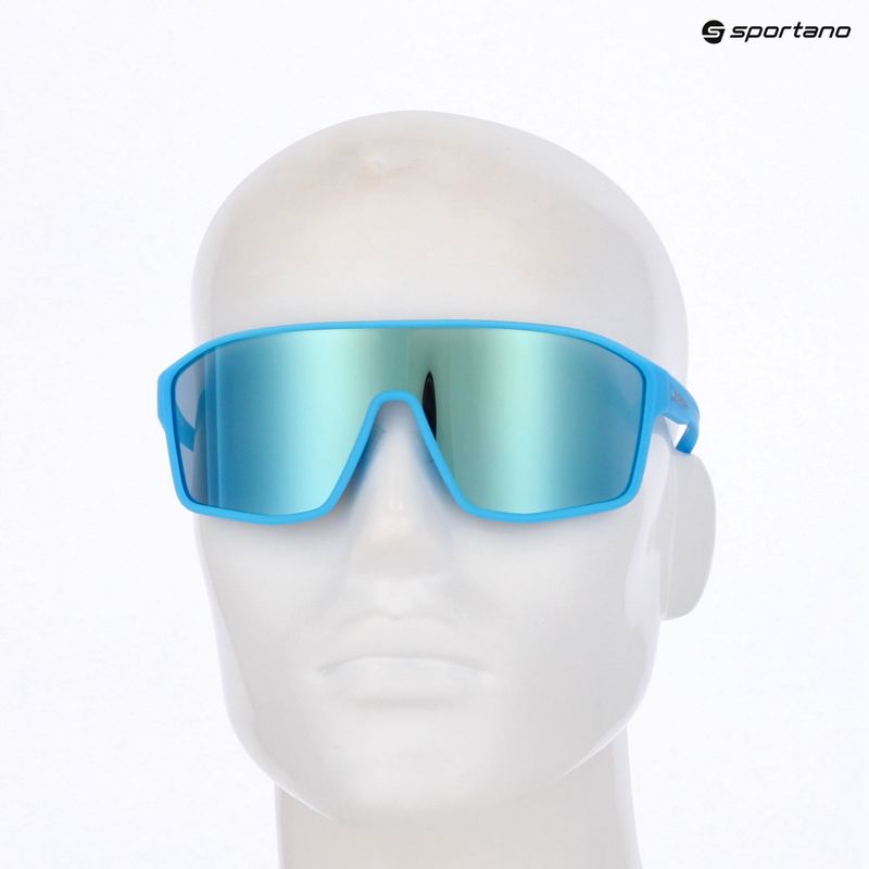 Occhiali da sole Red Bull SPECT Daft blu/fumo con specchio blu 7
