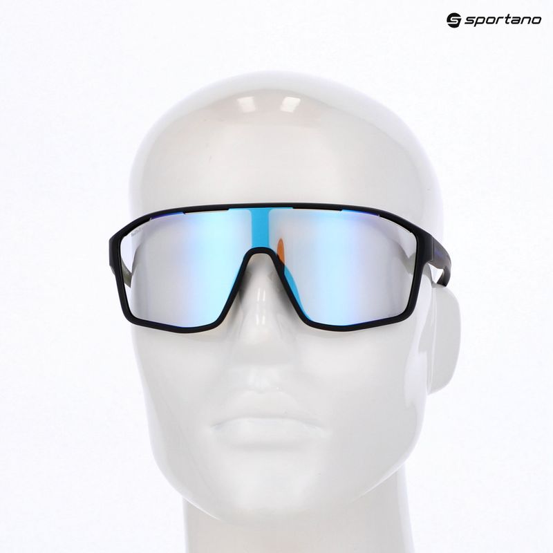 Occhiali da sole Red Bull SPECT Daft Pro nero/fotocromatico con specchio blu 7