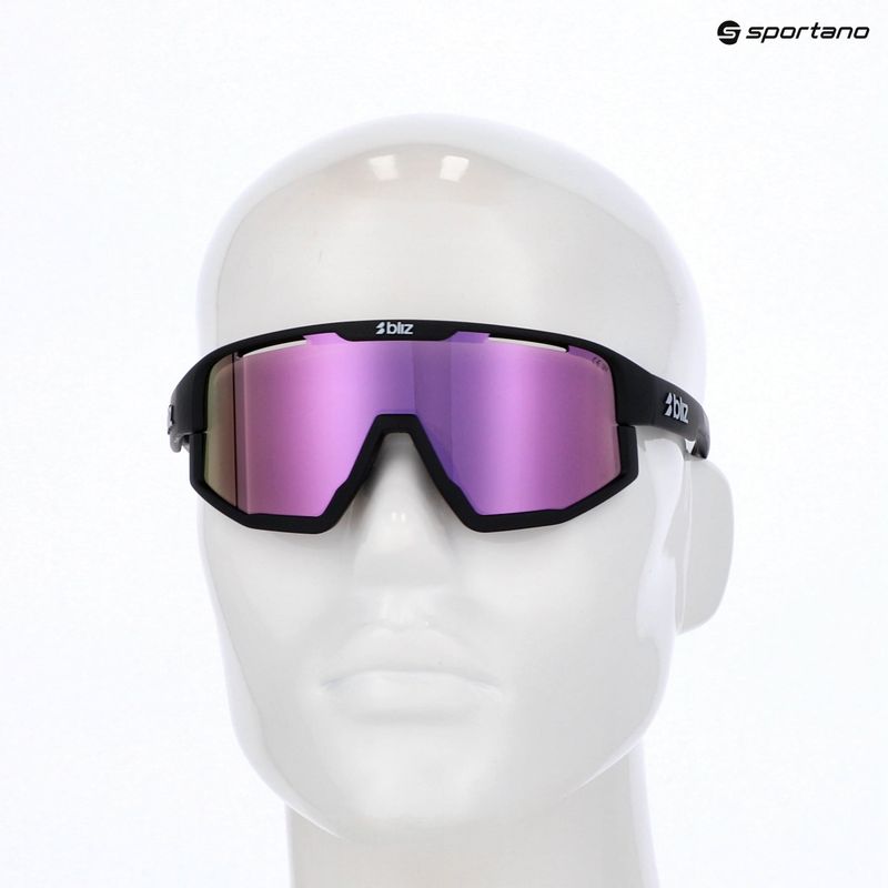 Occhiali da sole Bliz Fusion Small nero opaco/marrone/rosa multi 7