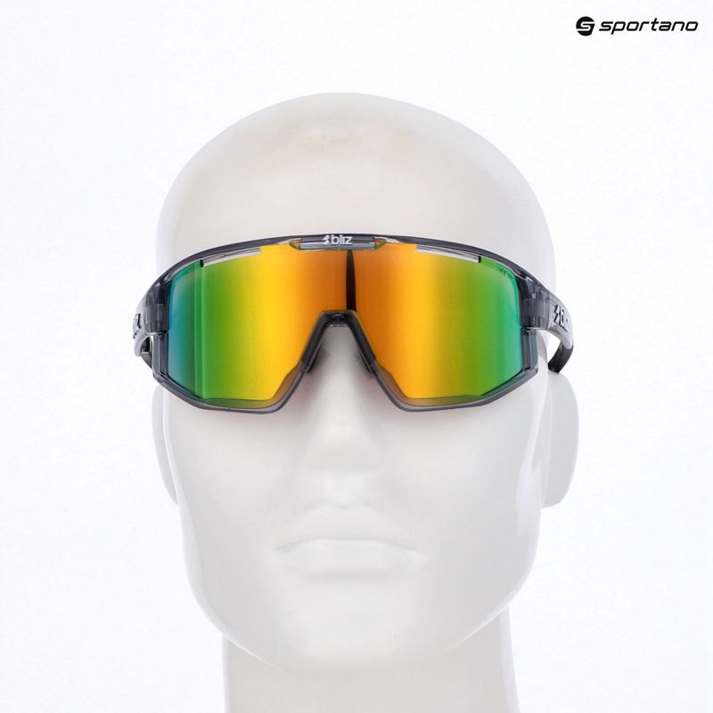 Occhiali da sole multi Bliz Fusion crystal nero/marrone/verde 8