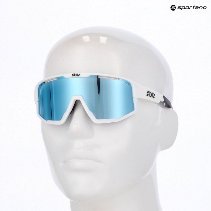 Occhiali da sole Bliz Fusion Small opaco bianco/marrone/blu multi 8