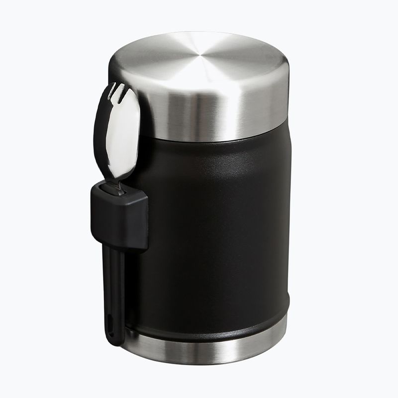 Termos per alimenti Stanley Legendary Food Jar + Spork 400 ml nero 2.0 2