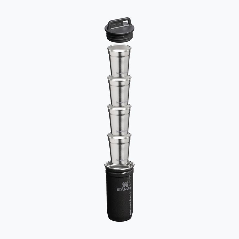 Bicchieri da campo Stanley Pre-Party 60 ml 4 pack Hammertone Black 3