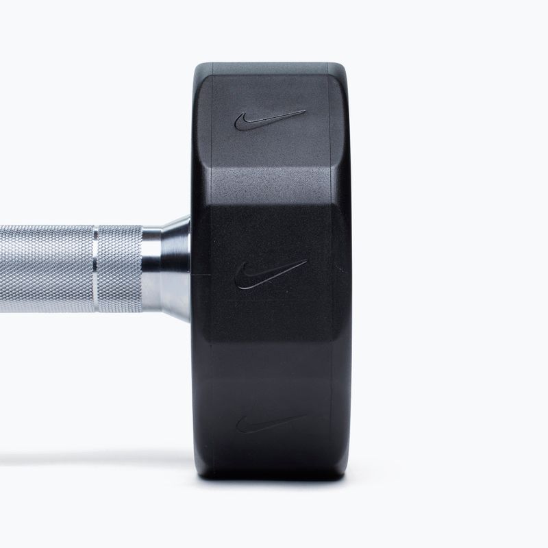 Manubrio cromato Nike Strength Pro Urethane Dumbbell 14 kg black/white 11