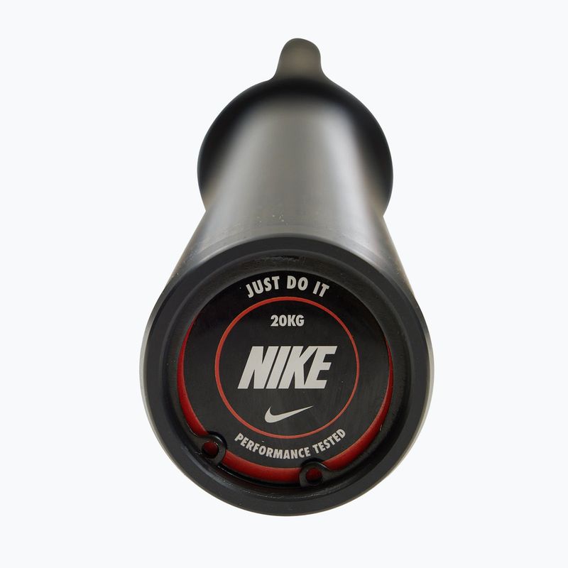 Gryf prosty Nike Strength Chrome Barbell black chrome swoosh 5