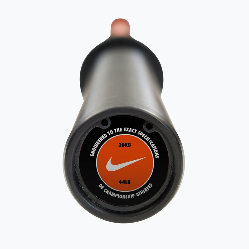 Gryf prosty Nike Strength Coated Premium Barbell black just do it 5