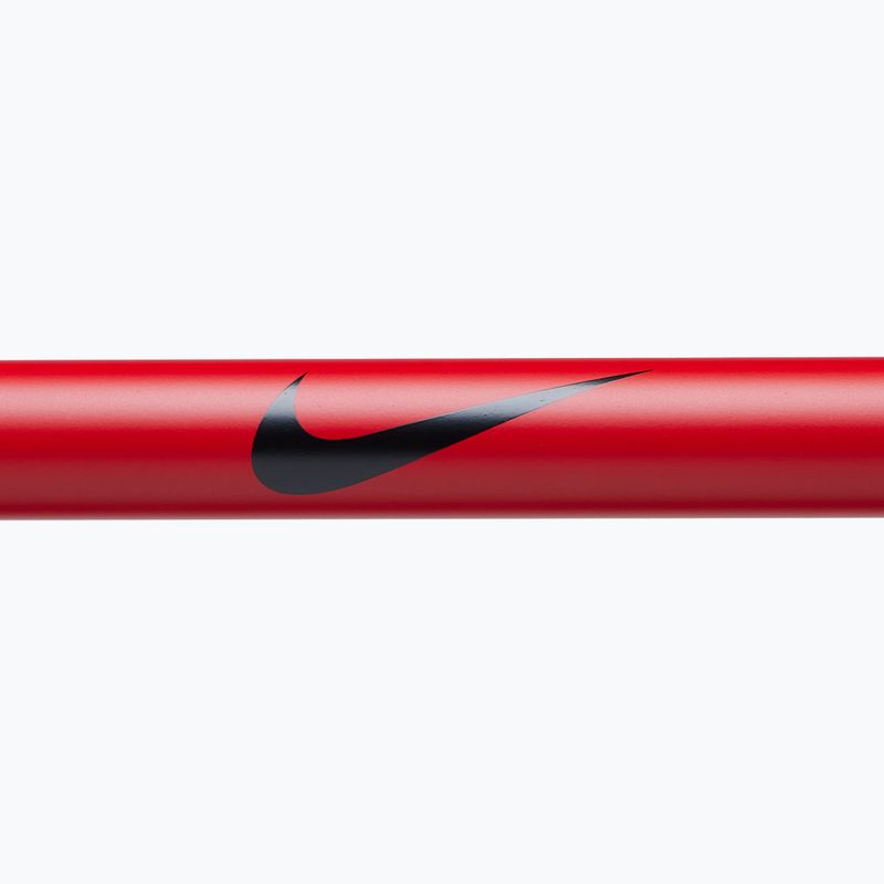 Gryf prosty Nike Strength Coated Premium Barbell red swoosh 4