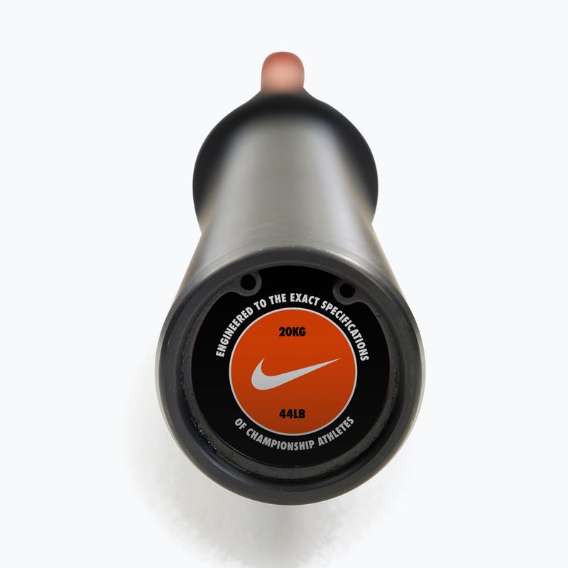 Gryf prosty Nike Strength Coated Premium Barbell black just do it 8