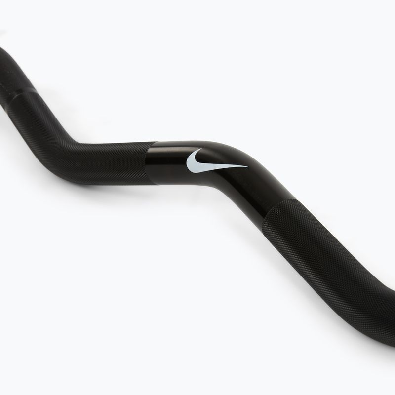 Barra angolata Nike Strength Curl Bar black swoosh 4