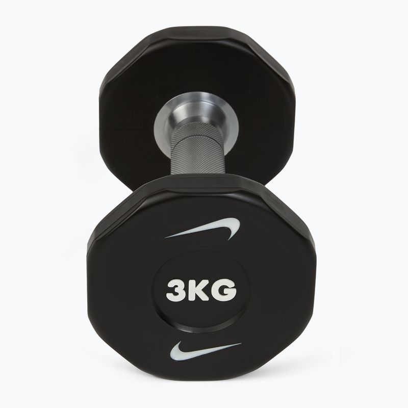 Manubri Nike Strength Pro Urethane Dumbbell 2 x 3 kg black/white 2