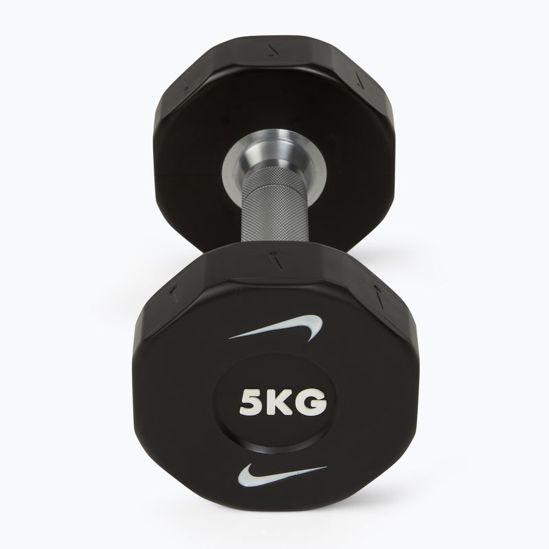 Manubri Nike Strength Pro Urethane Dumbbell 2 x 5 kg black/white 2