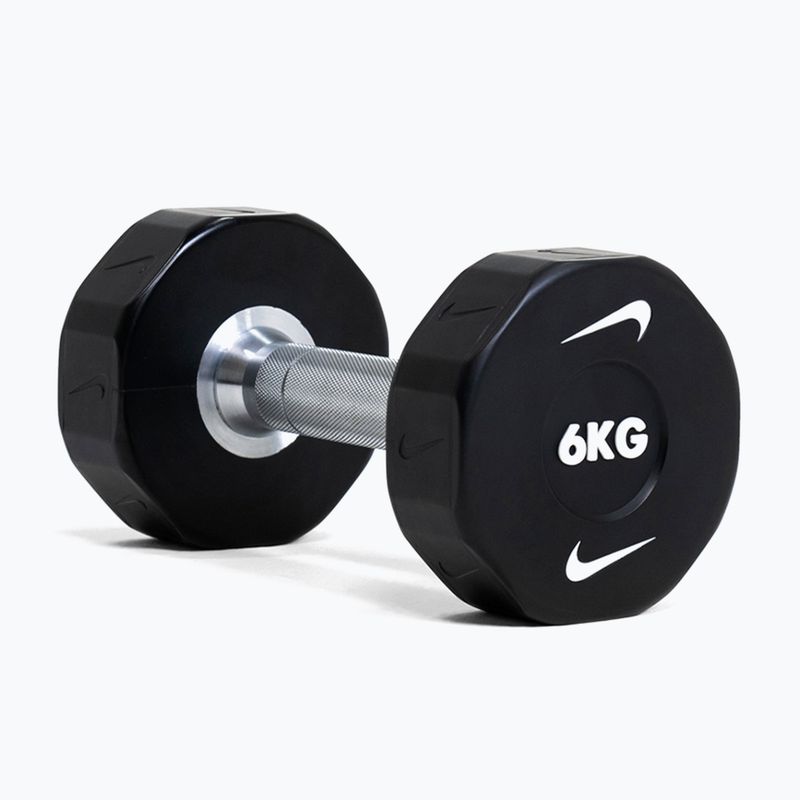 Manubri Nike Strength Pro Urethane Dumbbell 2 x 6 kg black/white 2