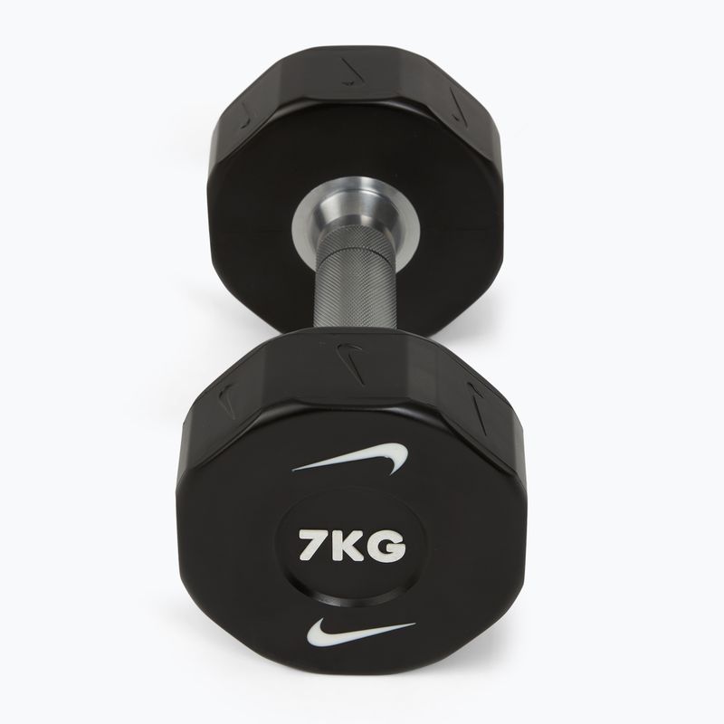 Manubri Nike Strength Pro Urethane Dumbbell 2 x 7 kg black/white 2