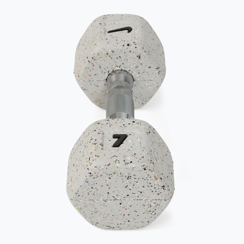 Manubri Nike Strength Grind Hex Dumbbell 2 x 7 kg wolf grey 2