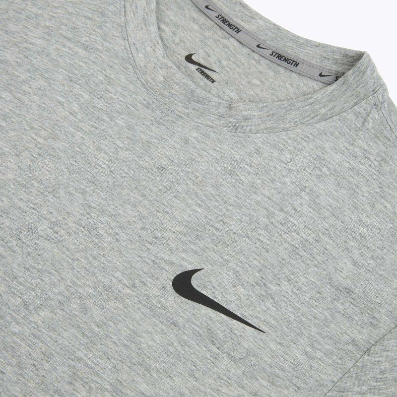 Maglia training da uomo Nike Strength S&C Dri-Fit heather grey/black 3