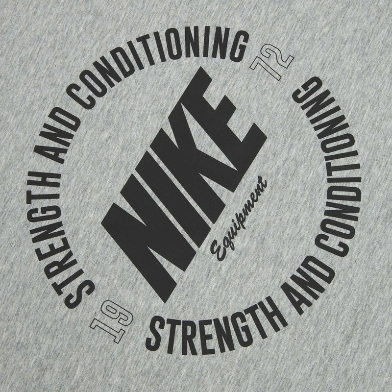 Maglia training da uomo Nike Strength S&C Dri-Fit heather grey/black 4