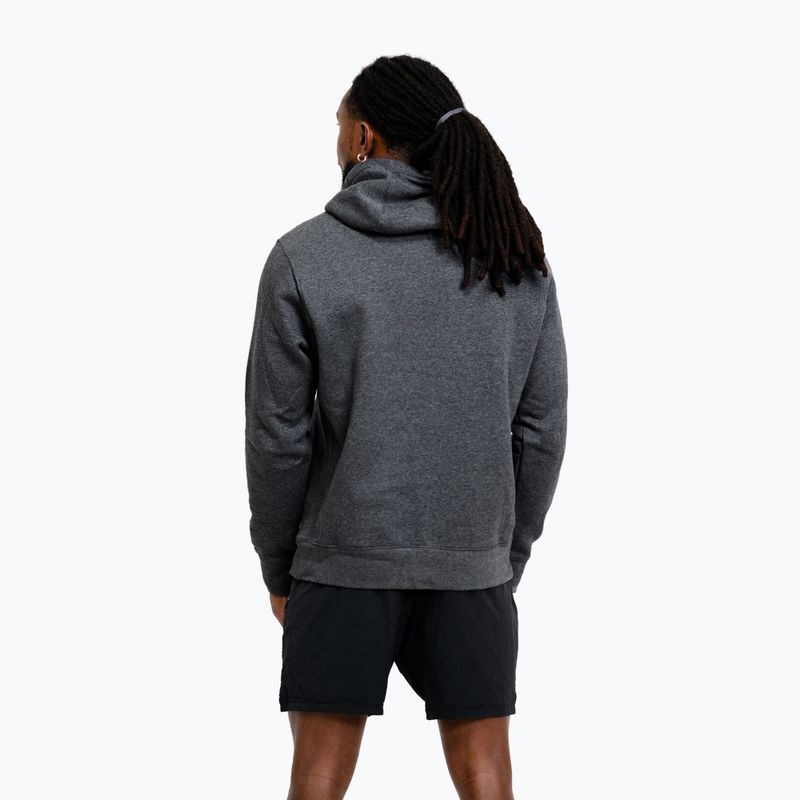 Felpa da uomo Nike Strength Hoodie charcoal/white 3