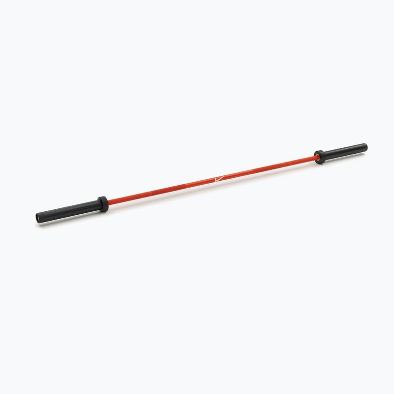 Bilanciere dritto Nike Strength Coated Premium Barbell orange swoosh 2