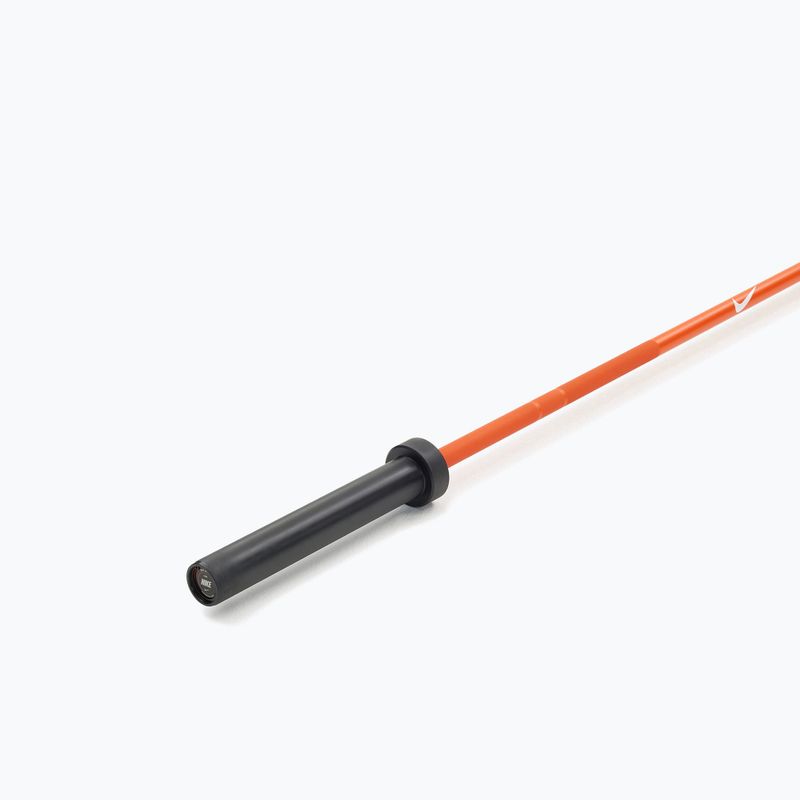 Bilanciere dritto Nike Strength Coated Premium Barbell orange swoosh 3
