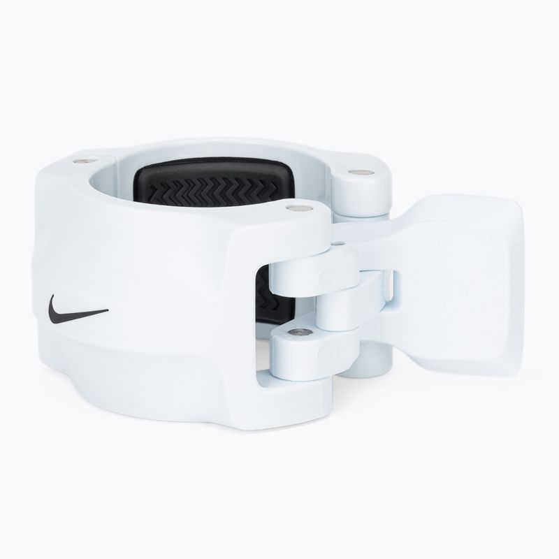 Morsetti per bilanciere Nike Strength Barbell Collars 2 pcs. white/black 2