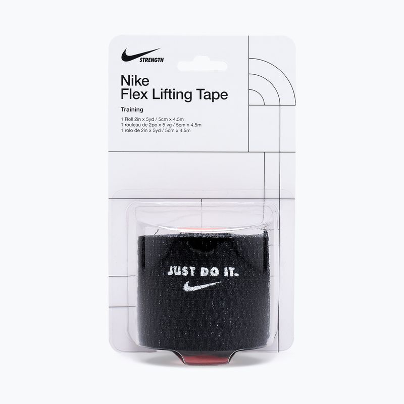 Benda elastica coesiva Nike Strenght Flex Lifting Tape black/white 7