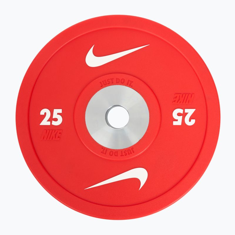 Carico paraurti Nike Strength Pro Urethane Bumper Plates 25 kg red/white 2