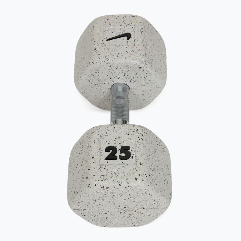 Manubrio gommato Nike Strength Grind Dumbbell 25 kg wolf grey 2