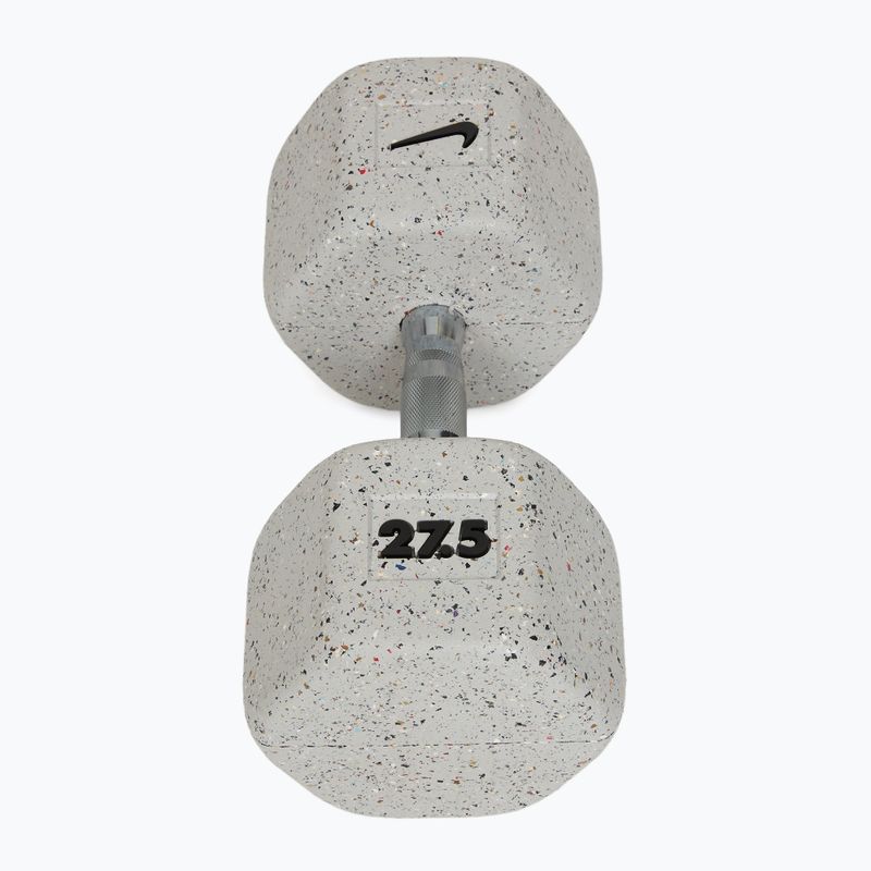 Manubrio gommato Nike Strength Grind Dumbbell 27,5 kg wolf grey 2