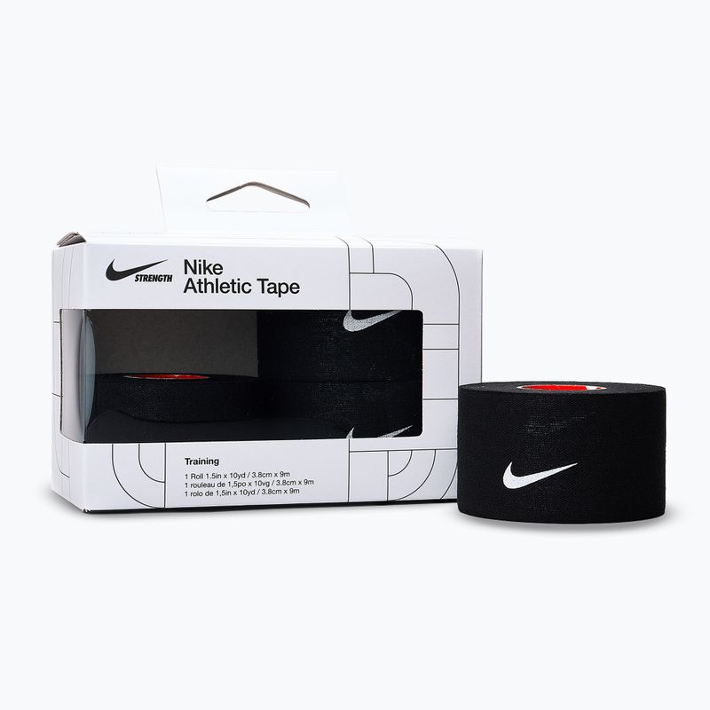 Benda elastica coesiva Nike Strenght Athletic Tape black/white 2