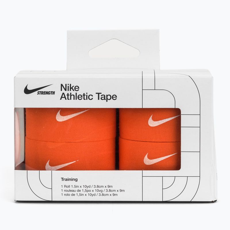 Benda elastica coesiva Nike Strenght Athletic Tape orange/white 3
