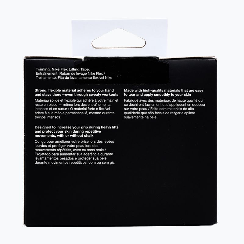 Benda elastica coesiva Nike Strenght Flex Lifting Tape white/black 3