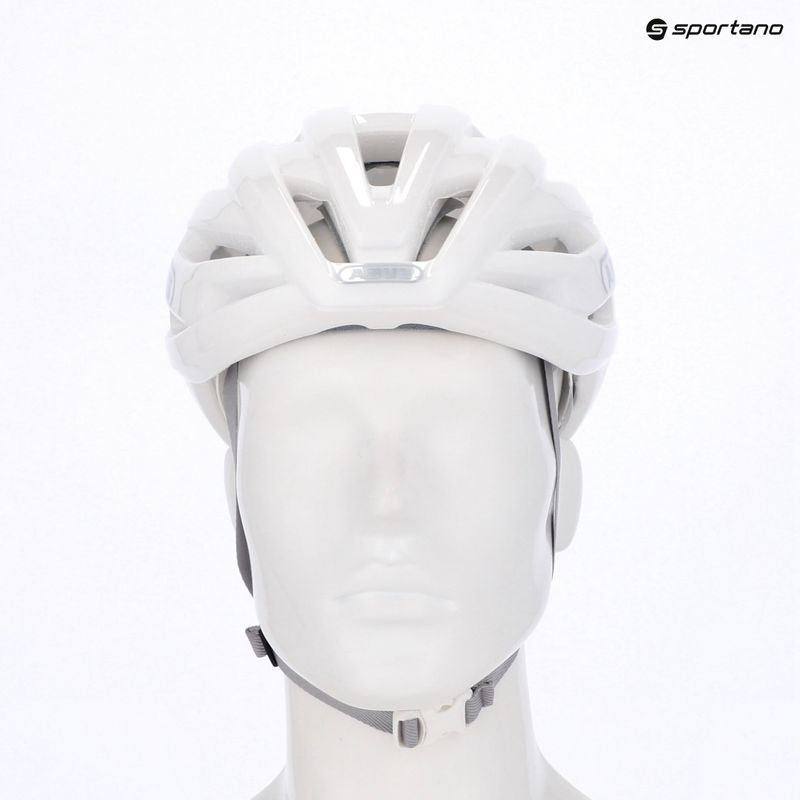 Casco da bicicletta ABUS StormChaser Ace bianco puro 8