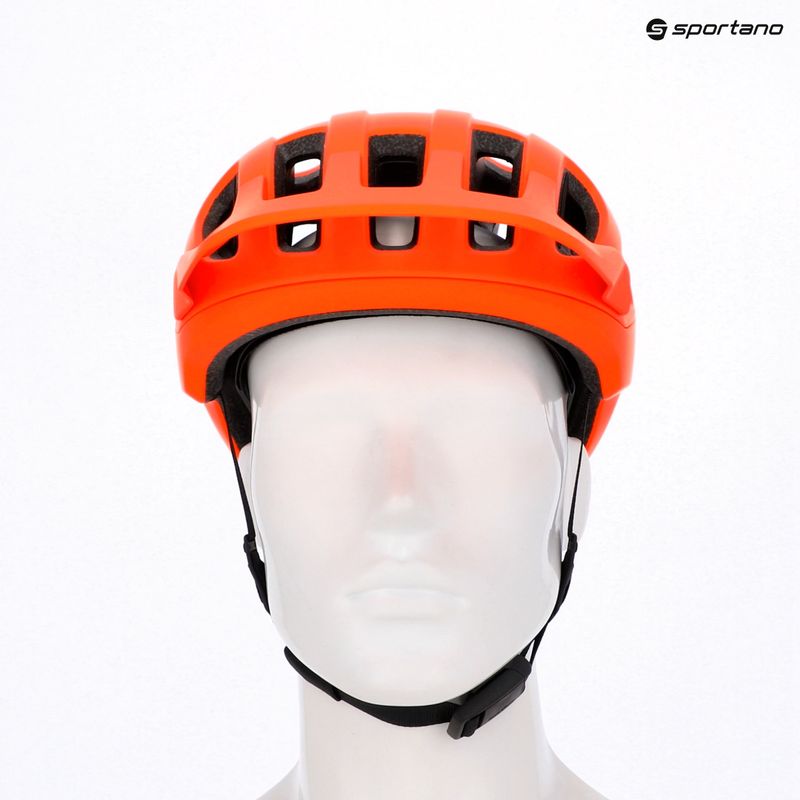 Casco bici POC Cularis arancione fluorescente opaco/nero uranio opaco 6