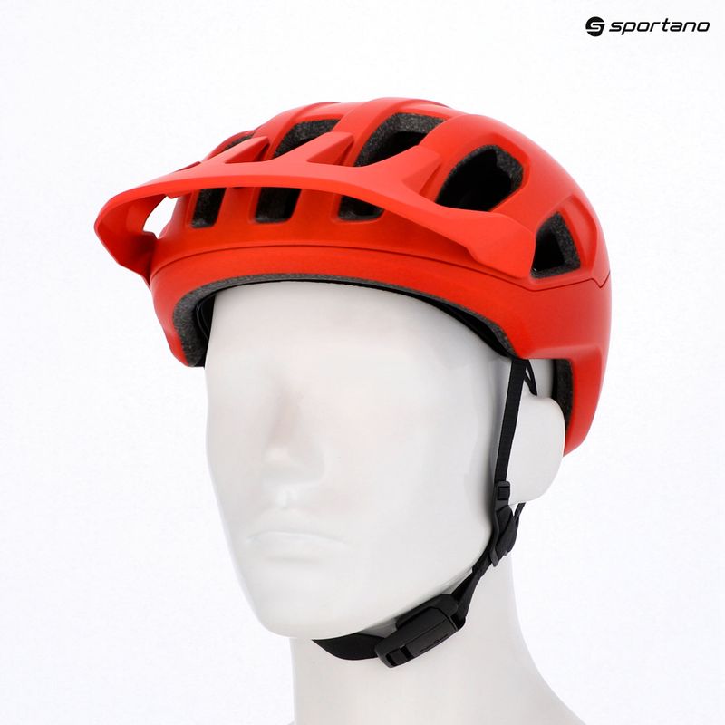 Casco da bici POC Cularis prismane rosso opaco/nero uranio opaco 6