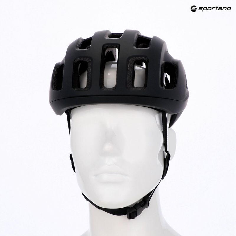 POC Ventral Air MIPS casco da bicicletta nero uranio opaco/arancio fluorescente opaco 6