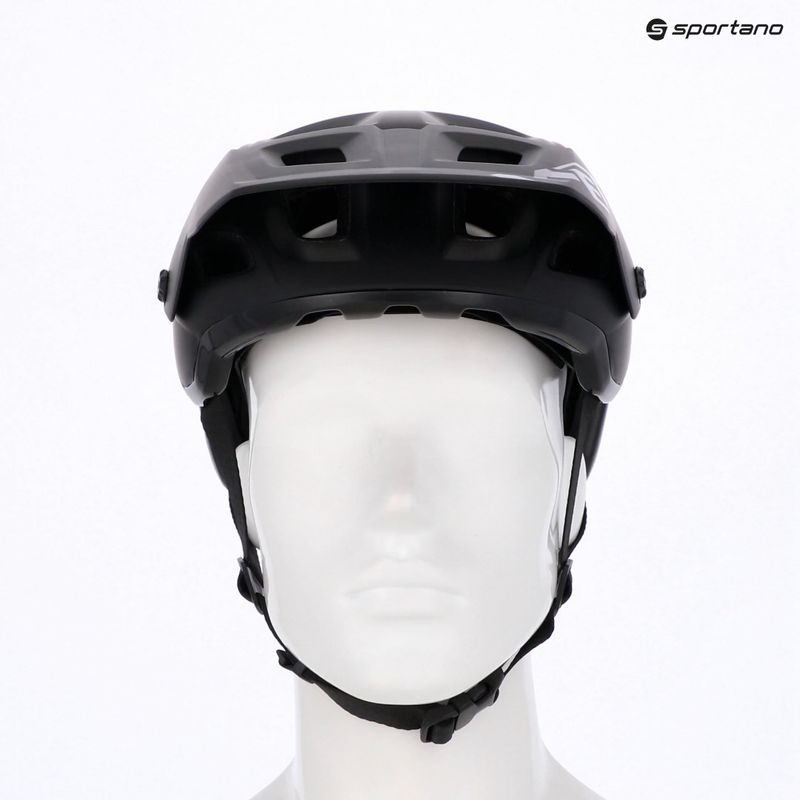 Casco bici MET Terranova nero opaco lucido 6