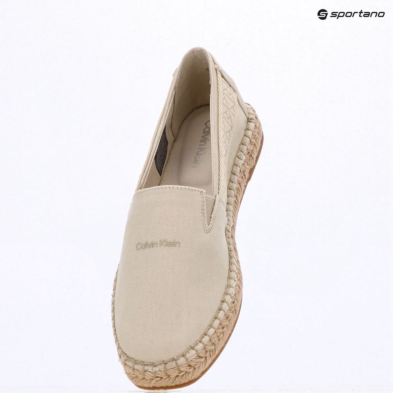 Espadrillas da uomo Calvin Klein HM0HM02075 Webbing oatmeal 9