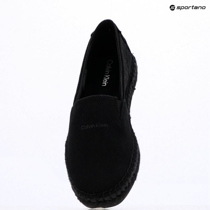 Espadrillas da uomo Calvin Klein HM0HM02075 Webbing triple black 9