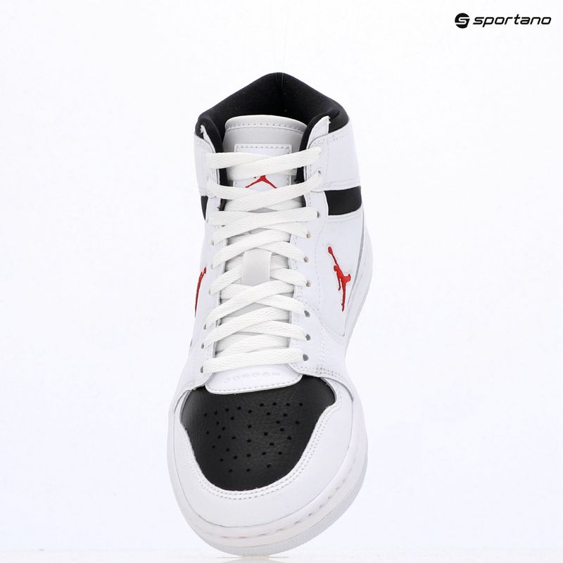 Scarpe da uomo Jordan Court Connect Mid white/black/gym red 9