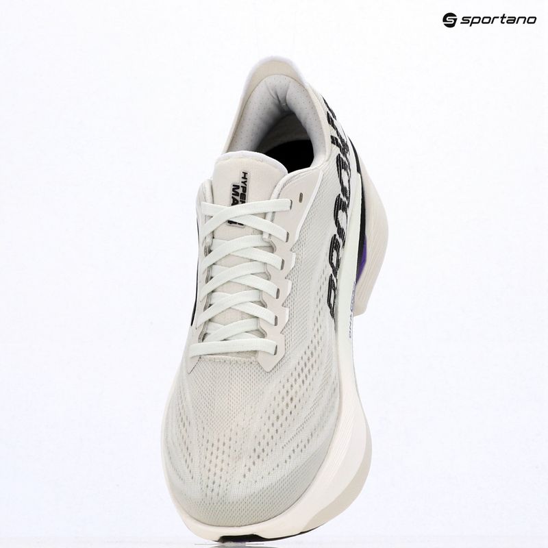 Scarpe da corsa uomo Brooks Hyperion Max 4 grey/black/purple hebe 9
