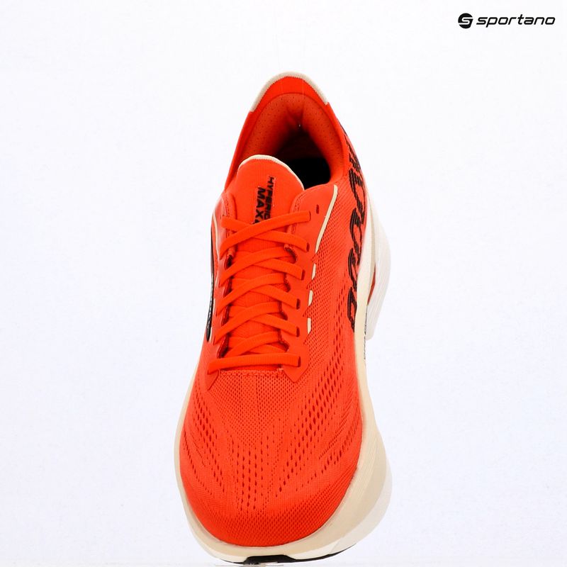 Scarpe da corsa uomo Brooks Hyperion Max 4 tigerlily/wood ash/black 9
