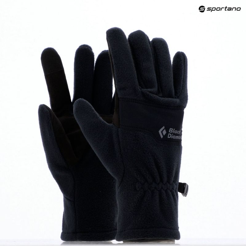 Black Diamond Everyday Fleece guanti da trekking neri 5