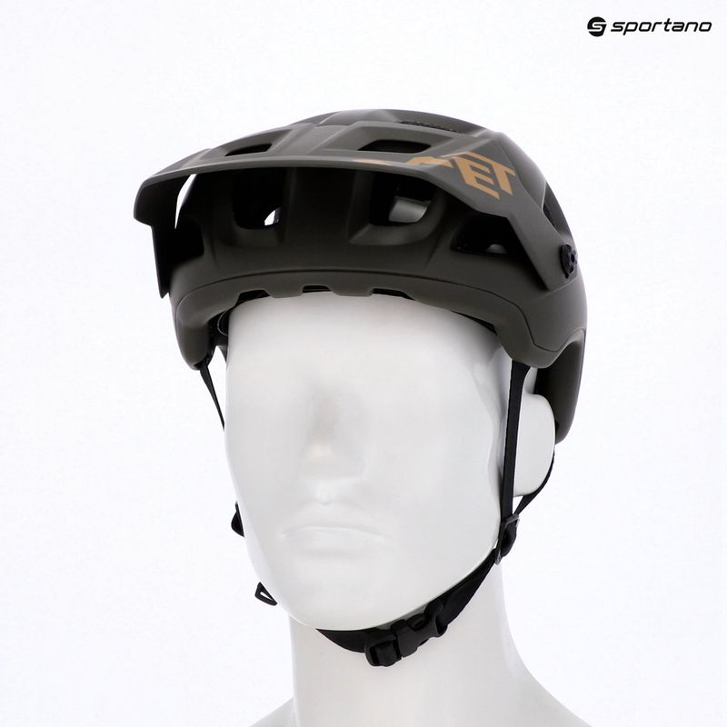 Casco bici MET Terranova oliva scuro opaco 6