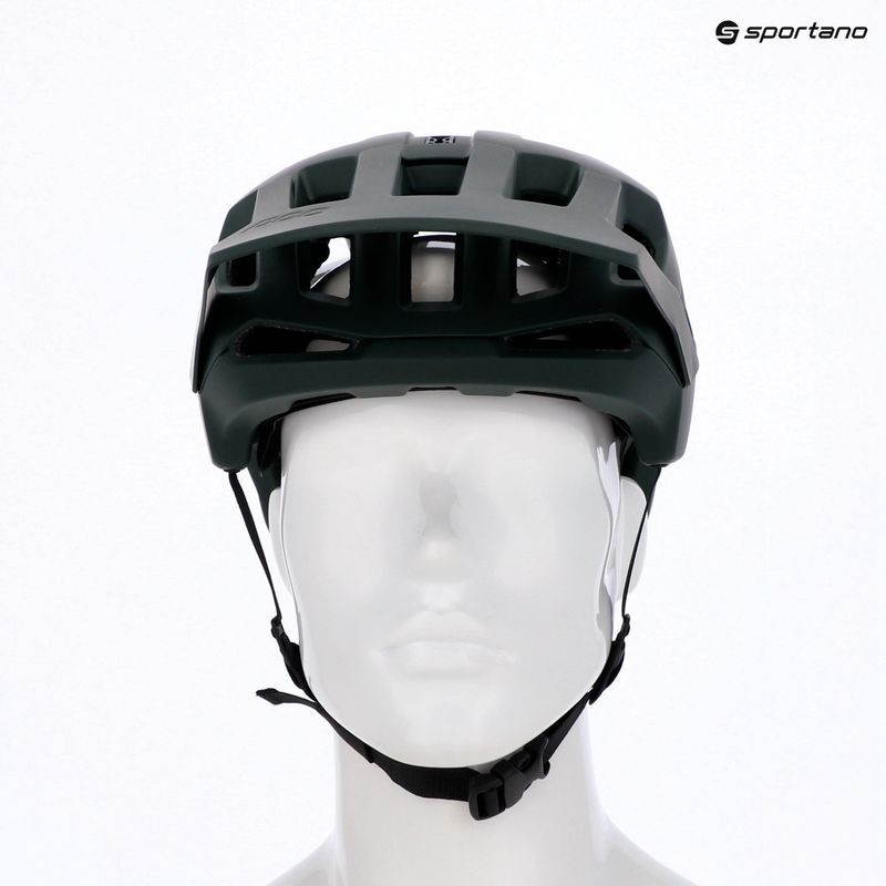 POC Kortal Race MIPS casco da bici verde pargasite opaco/bianco idrogeno opaco 6